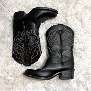 Cowgirl cowboy boots kids black